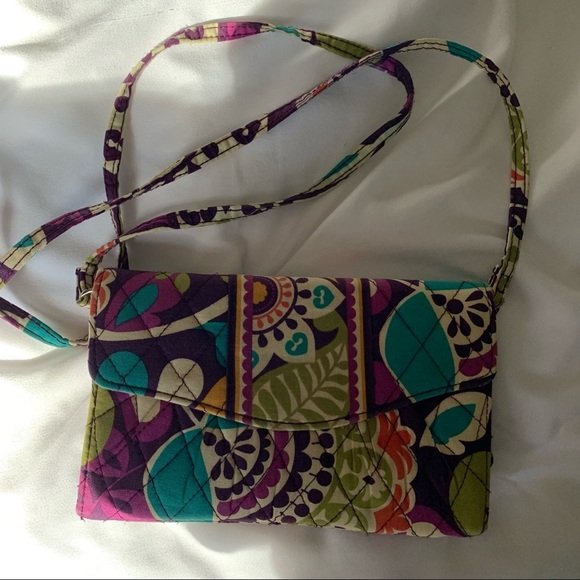 Vera Bradley Accessories - Plum Crazy crossbody wallet